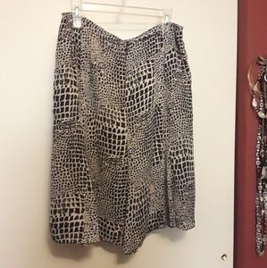 Animal Print Skirt